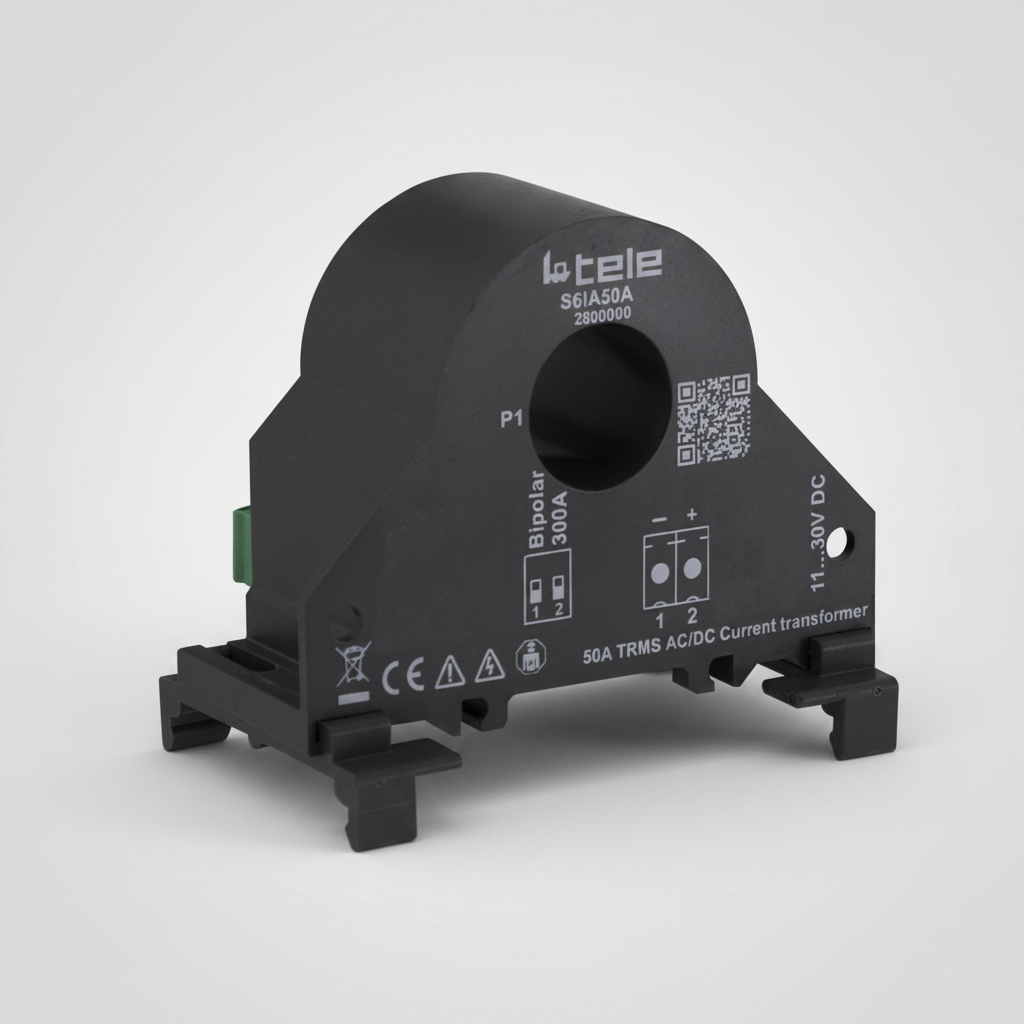 S6IA50A AC/DC Stromwandler TRMS 50A 4-20mA 2-Leiter