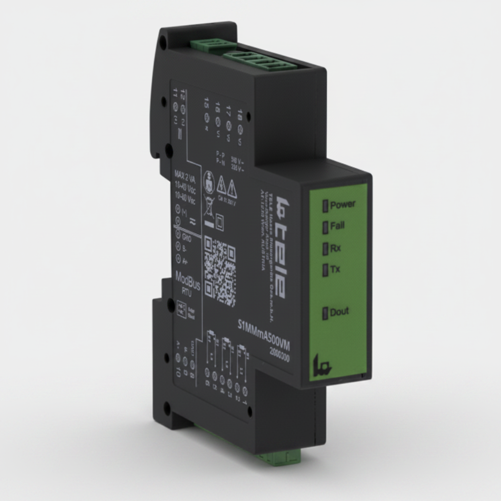 S1MMmA500VHM 3-phasiger Leistungsmesser 500V universeller Eingang ModBus RTU/RS485 HF