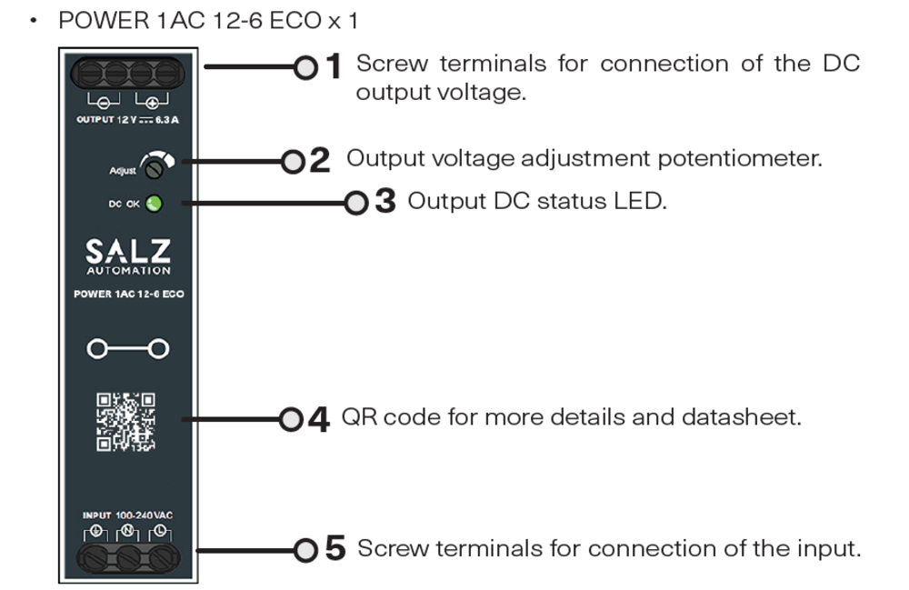 POWER 1AC 12-6 ECO Netzteil