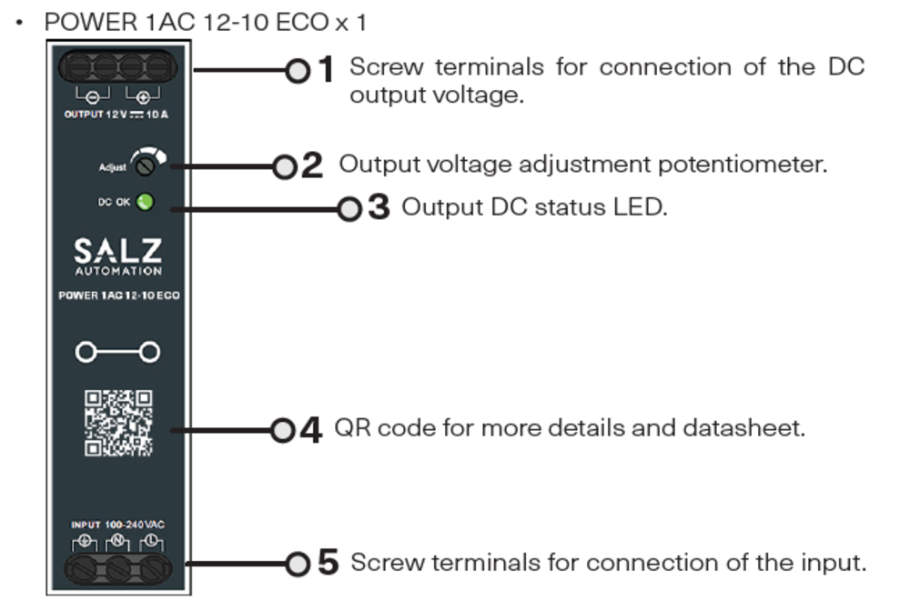 POWER 1AC 12-10 ECO Netzteil