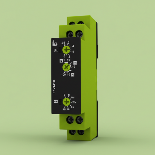 E1ZM10 Multifunktions-Zeitrelais 24–240 VAC/DC
