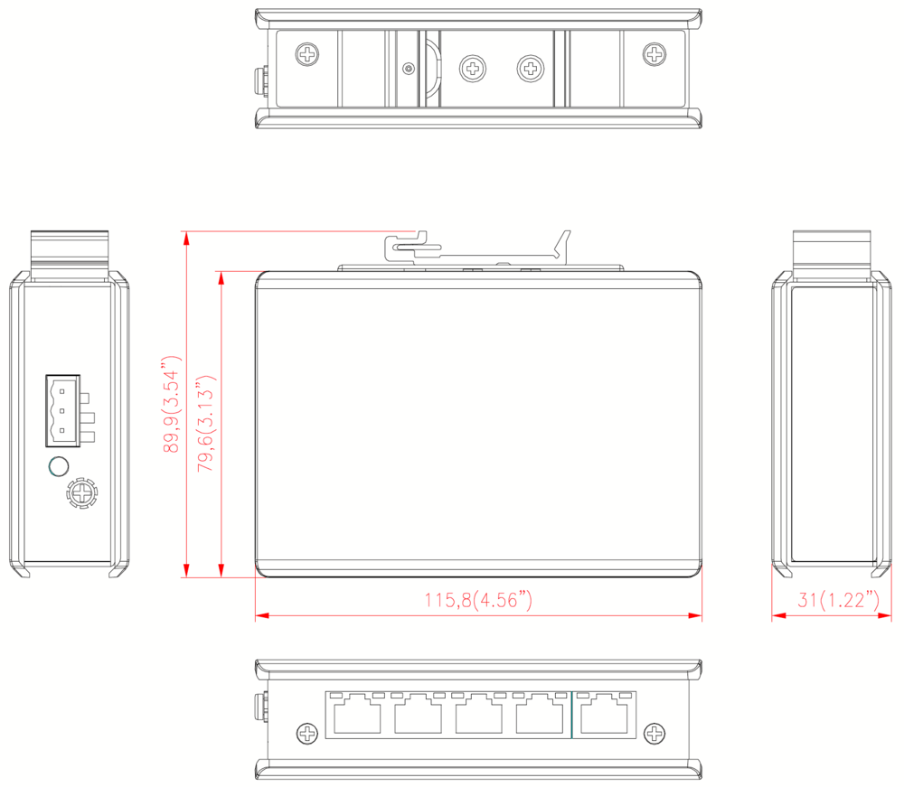 SWITCH 2005GT Unmanged Ethernet Switch