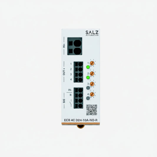 ECB 4C D24-10A-NO-R SALZ 4-kanaliger elektronischer Geräteschutzschalter 24V DC 10A