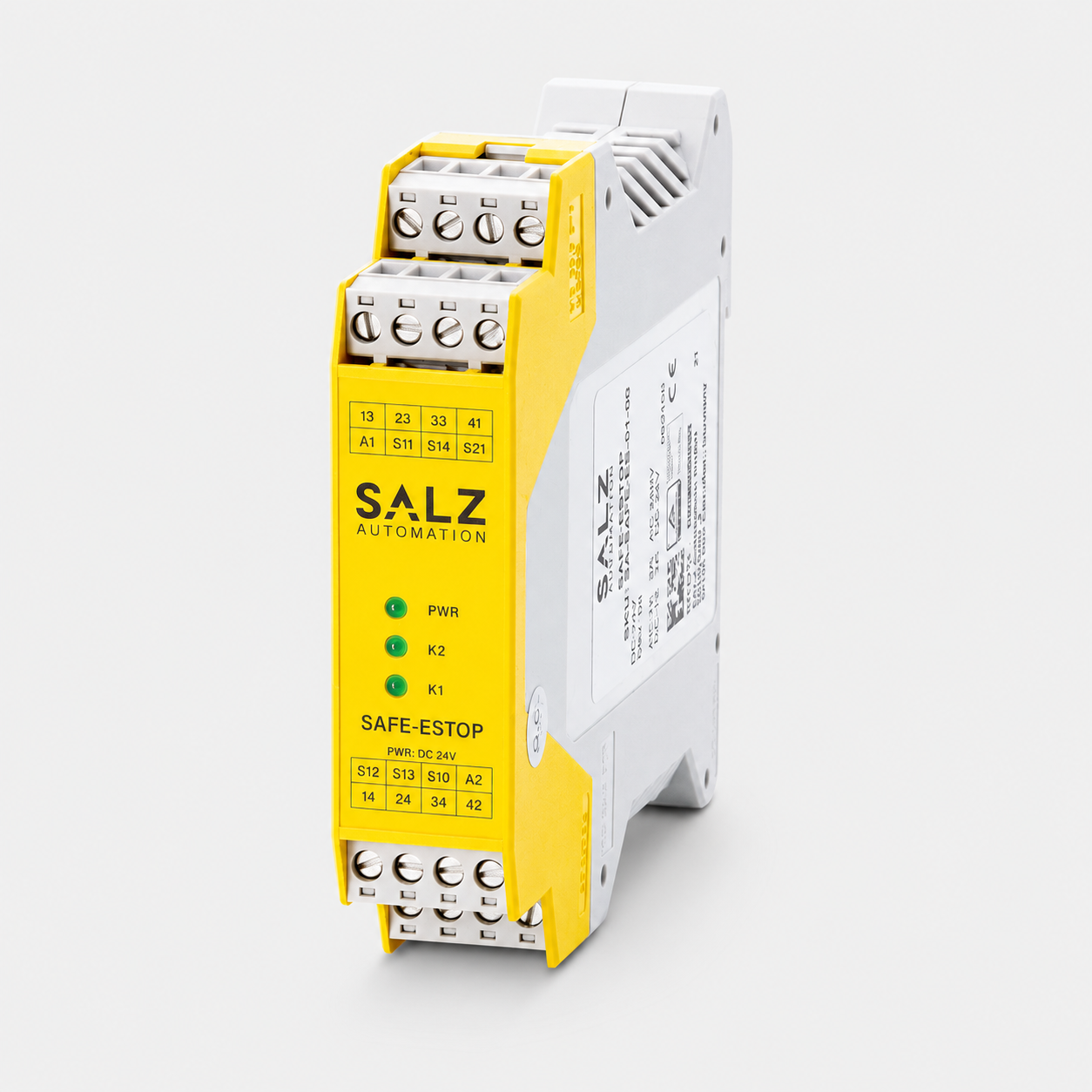 Sicherheitsrelais SAFE-ESTOP – Not-Aus Modul bis SIL 3 (PL e)