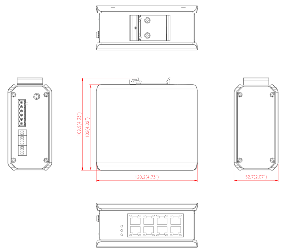 SWITCH 2008TX Unmanaged Ethernet Switch