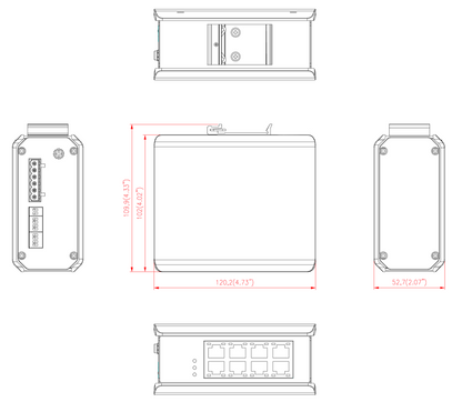 SWITCH 2008TX Unmanaged Ethernet Switch